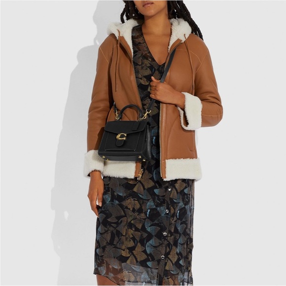 NWT Coach Tabby Top Handle 20 in Mixed Leather - Picture 3 of 11